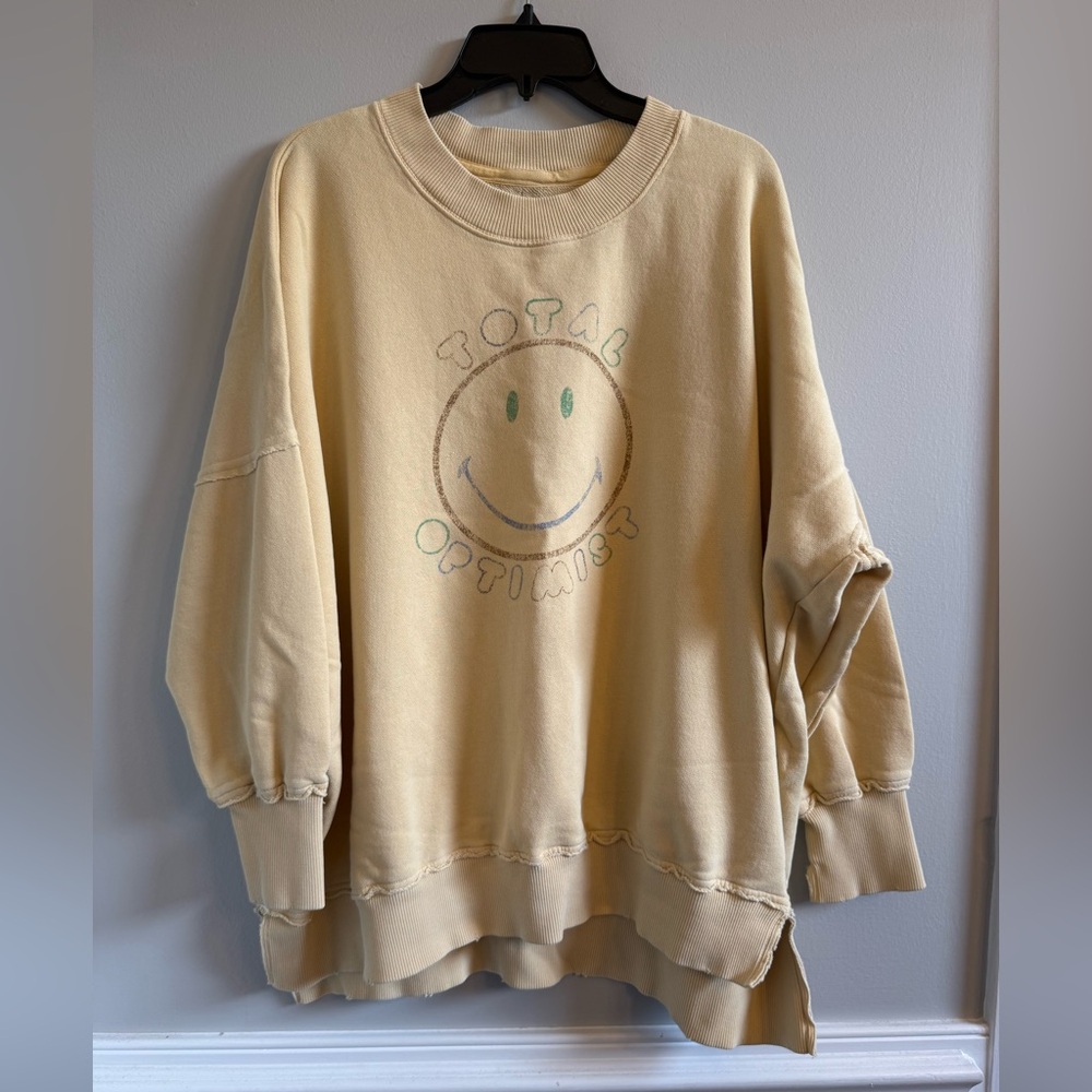 Aerie oversized sweatshirt, VGUC, medium, yellow